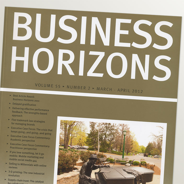 Cover of a recent Business Horizons journal.